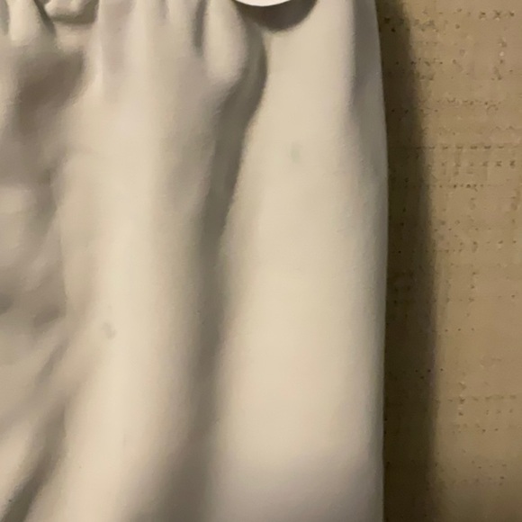 Danskin White Jogger Sweatpants Relaxed Fit Elastic Cuffs - Picture 3 of 6